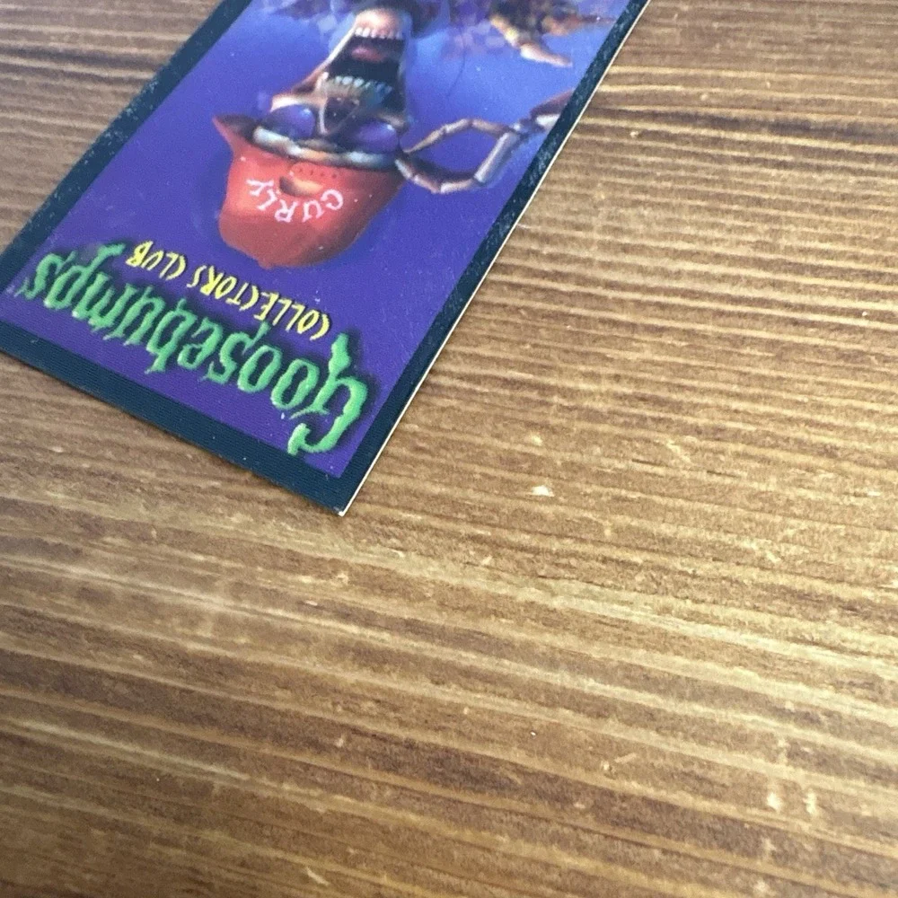 1997 Vintage Goosebumps Collectors Club Slappy Lenticular Hologram Card Rare‎
